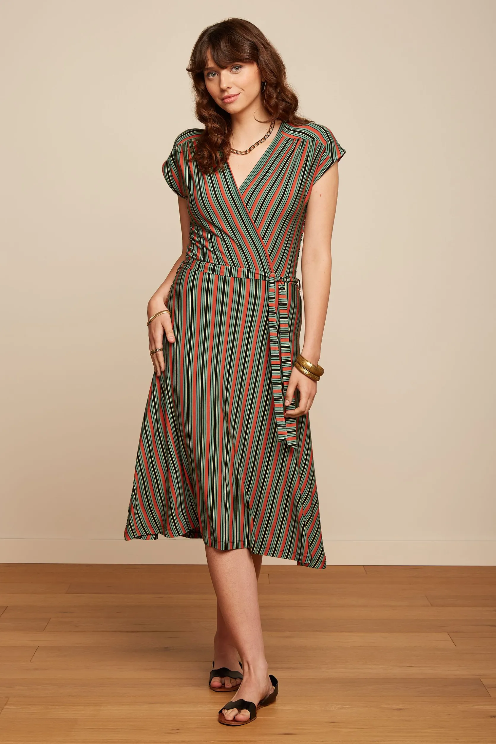 Abigail Dress Castillo Stripe*King Louie Shop
