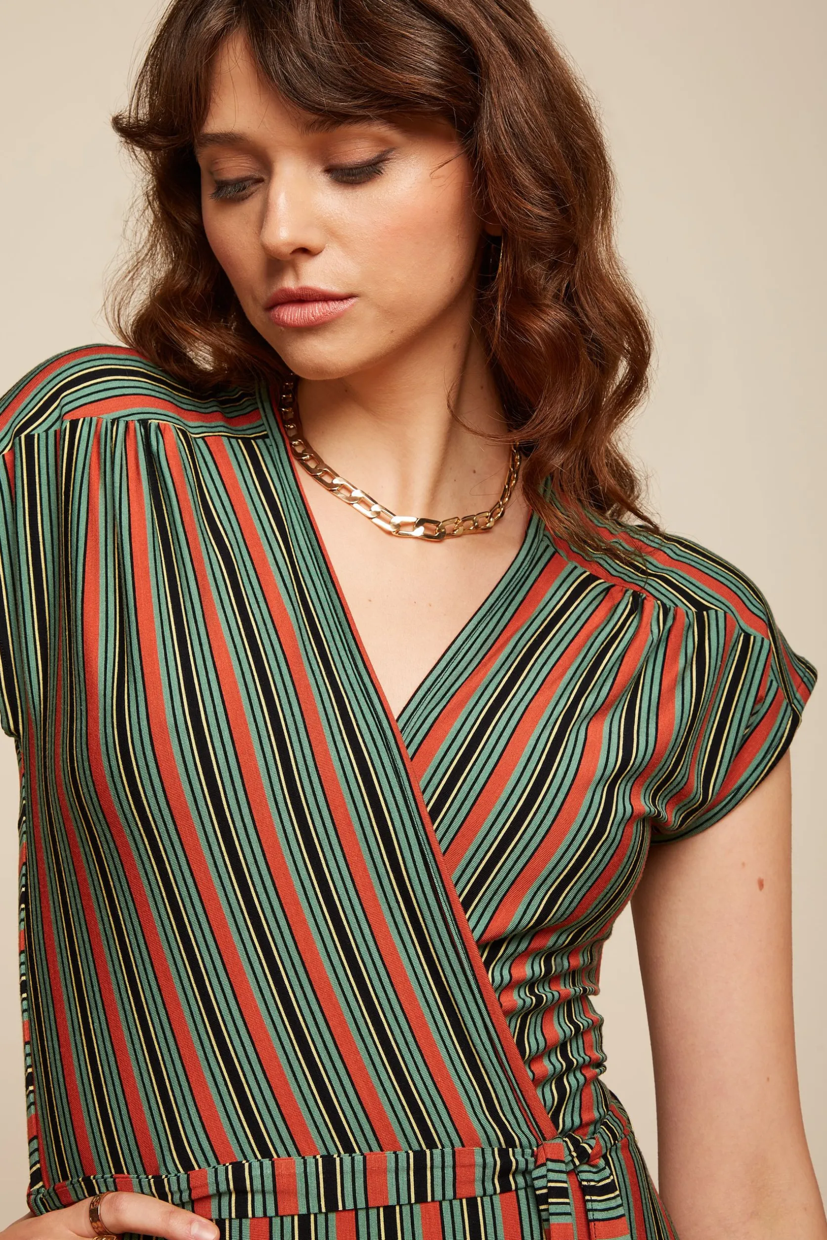 Abigail Dress Castillo Stripe*King Louie Shop