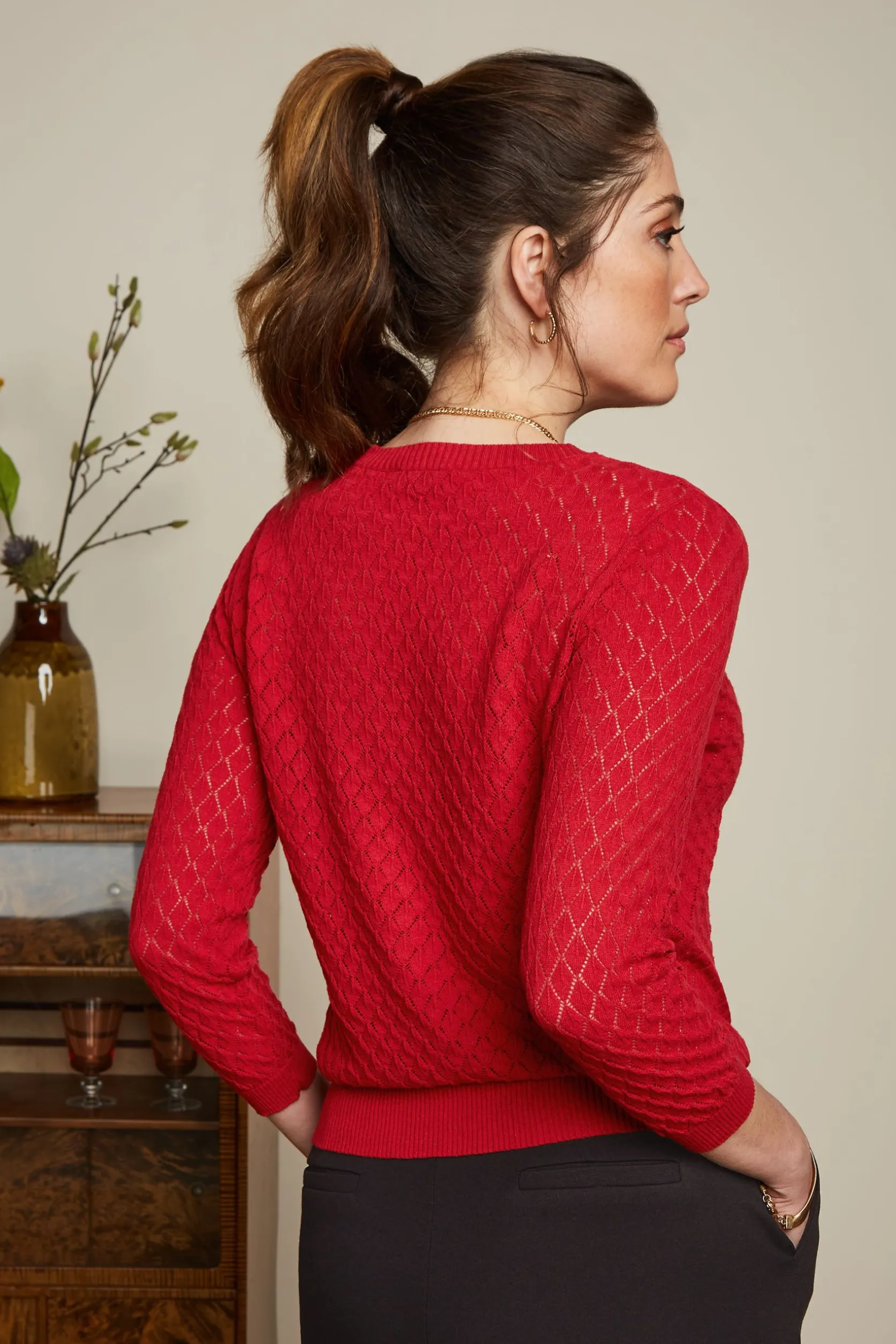 Agnes Top Loop Ajour*King Louie Clearance