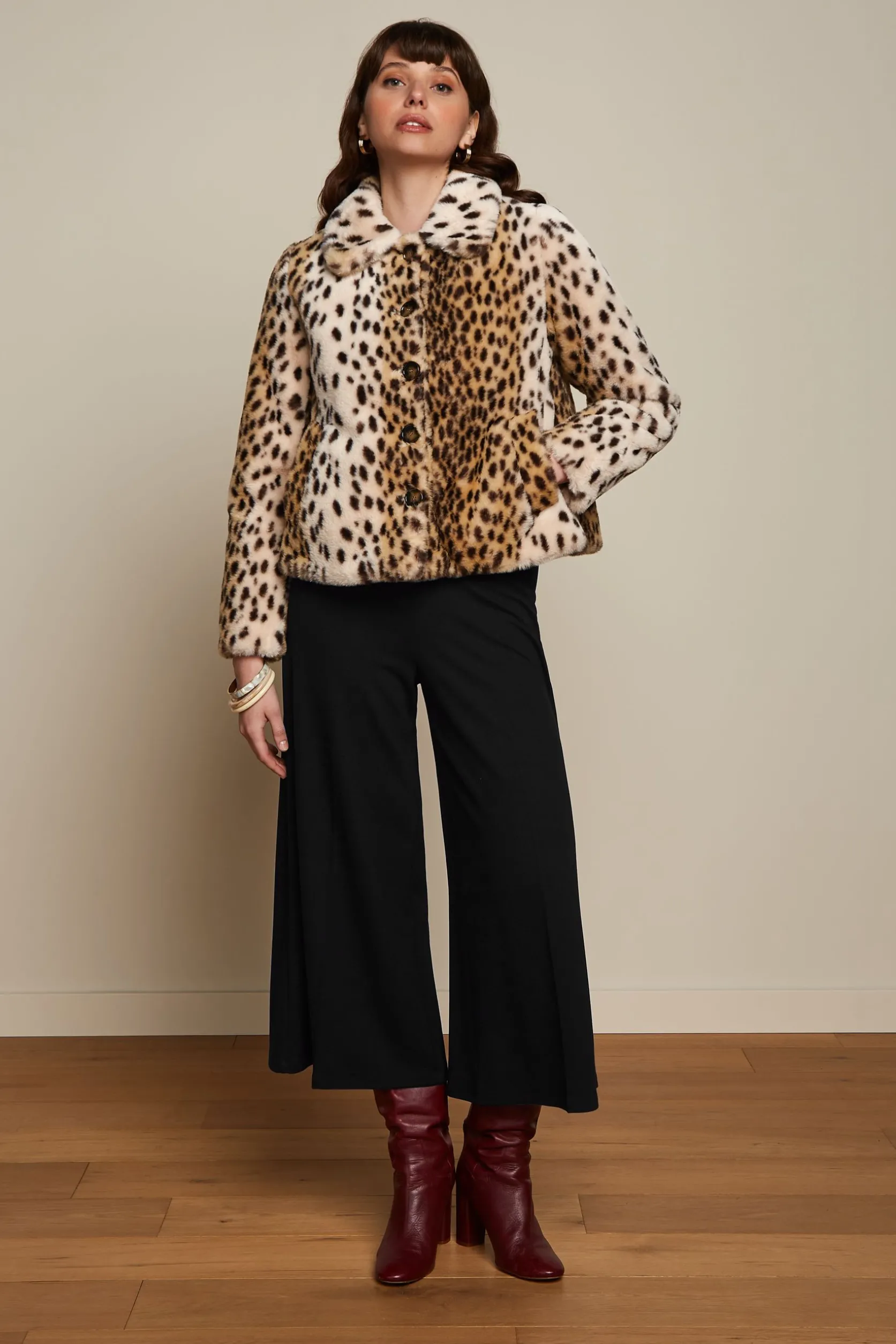 Anais Coat Cheetah Fur*King Louie Best
