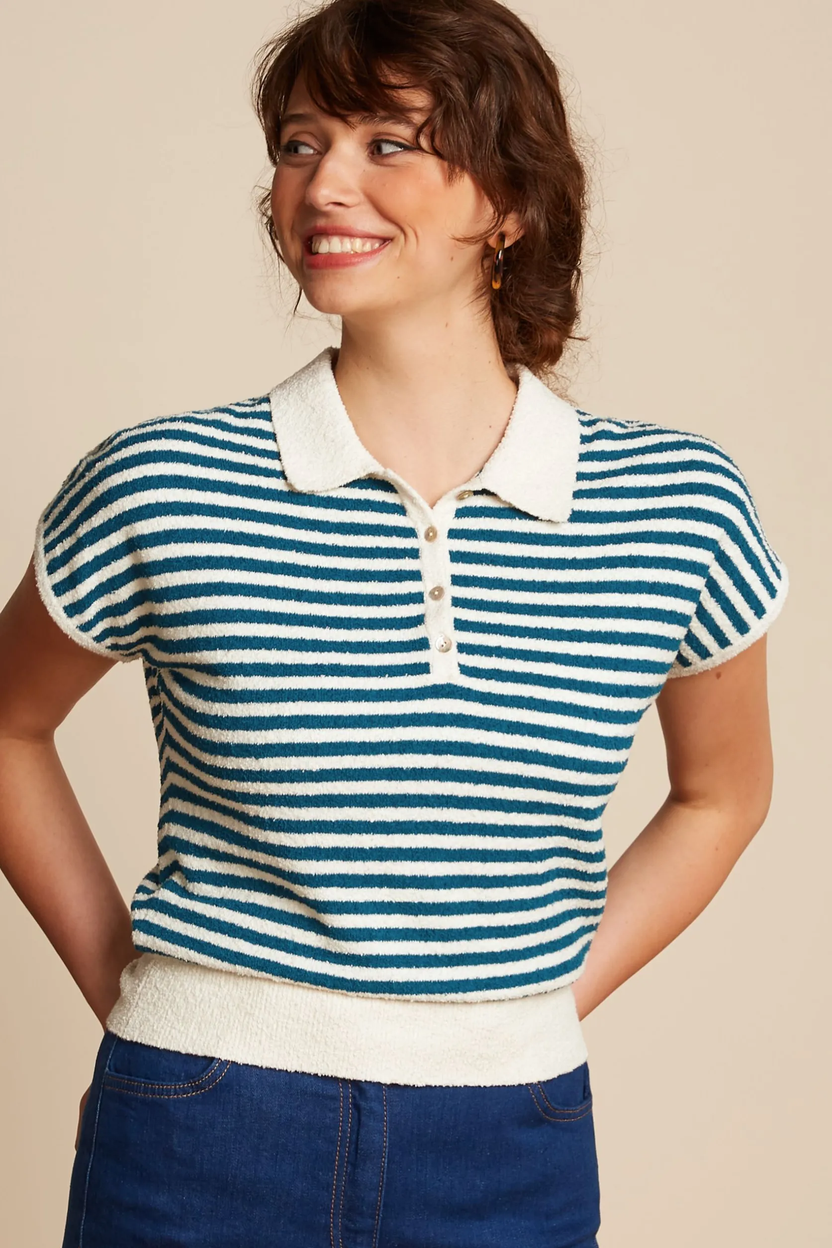 Ann Polo Top Dee Dee*King Louie Flash Sale