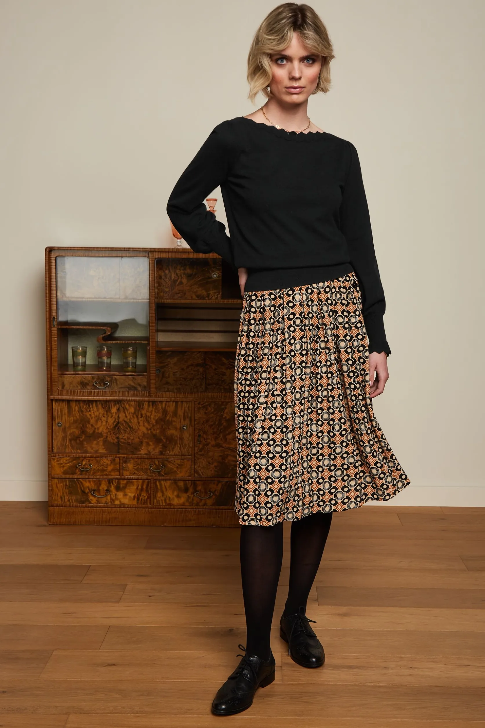 Arianna Pleat Skirt Ozzy*King Louie Sale