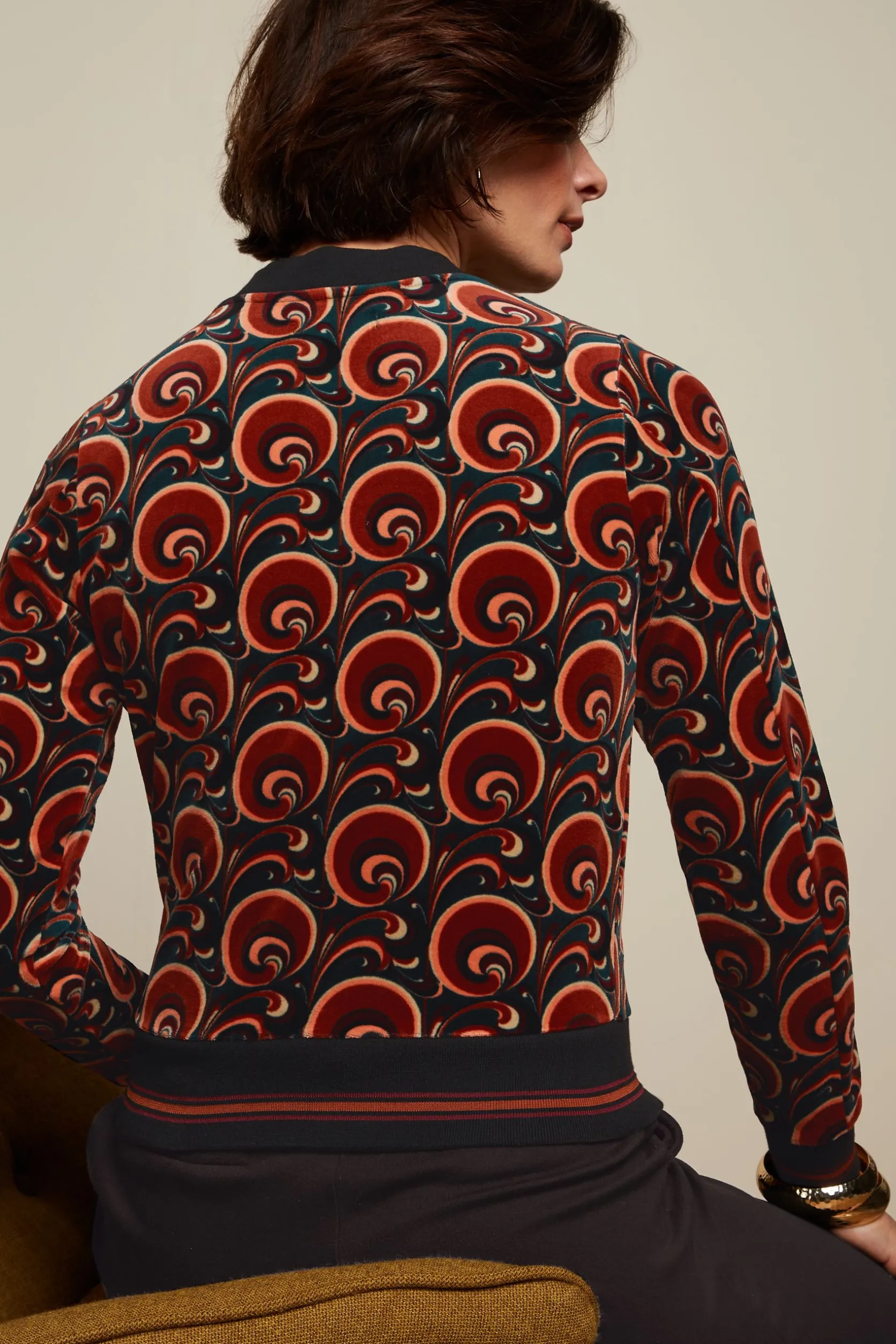 Bessie Jacket Patchouli*King Louie Cheap
