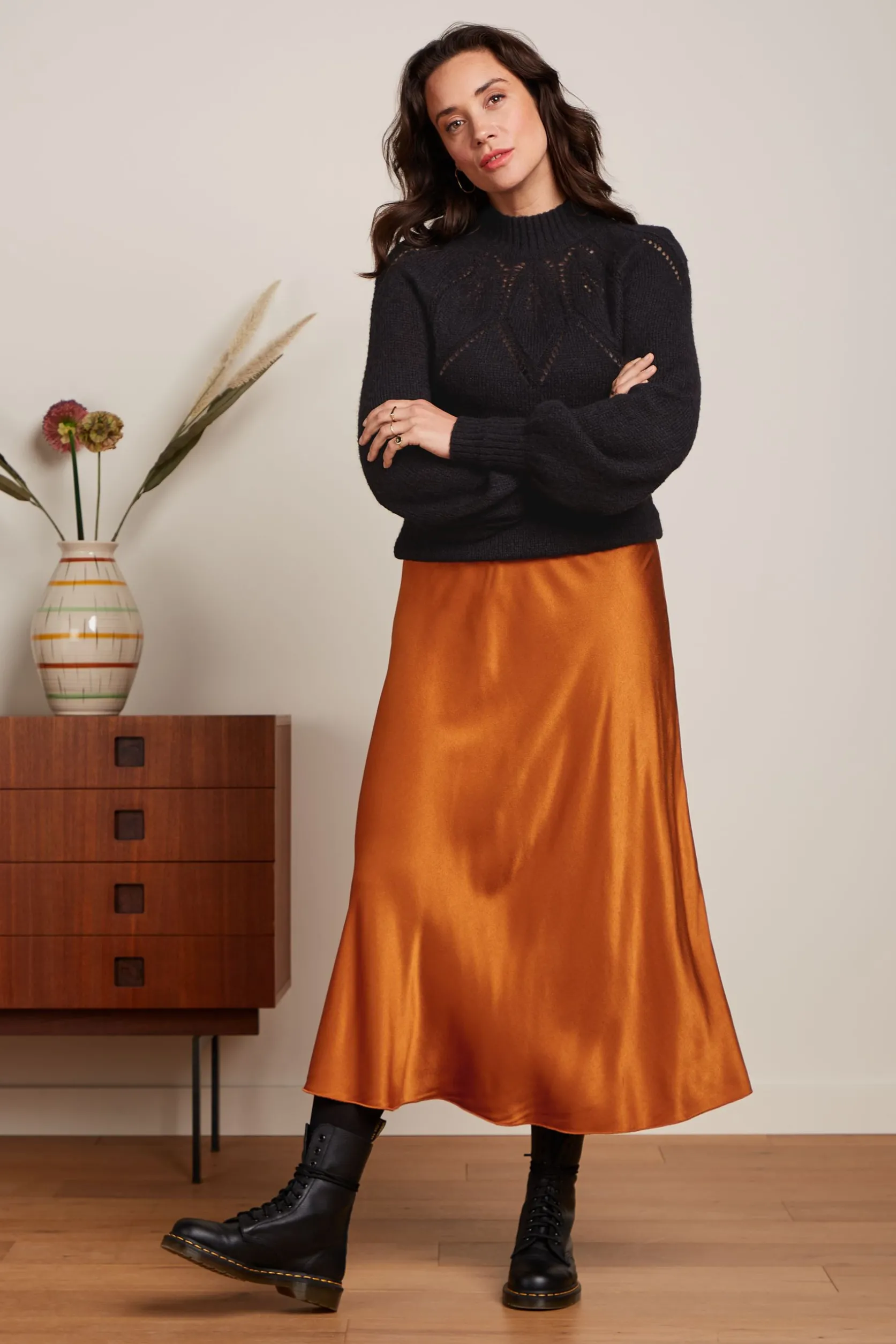 Bibi Skirt Star Satin*King Louie Best