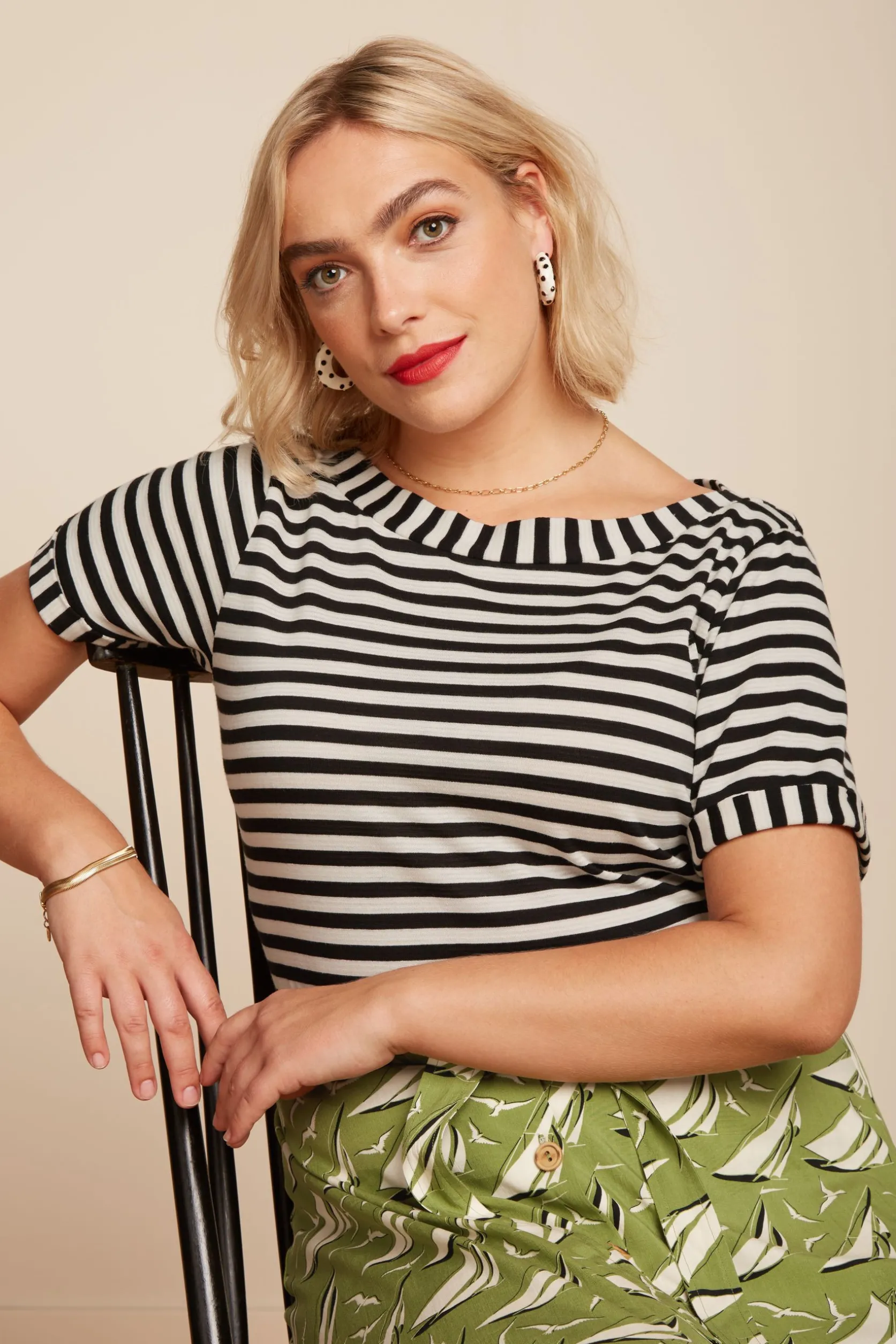 Boatneck Top Chopito Stripe*King Louie Best