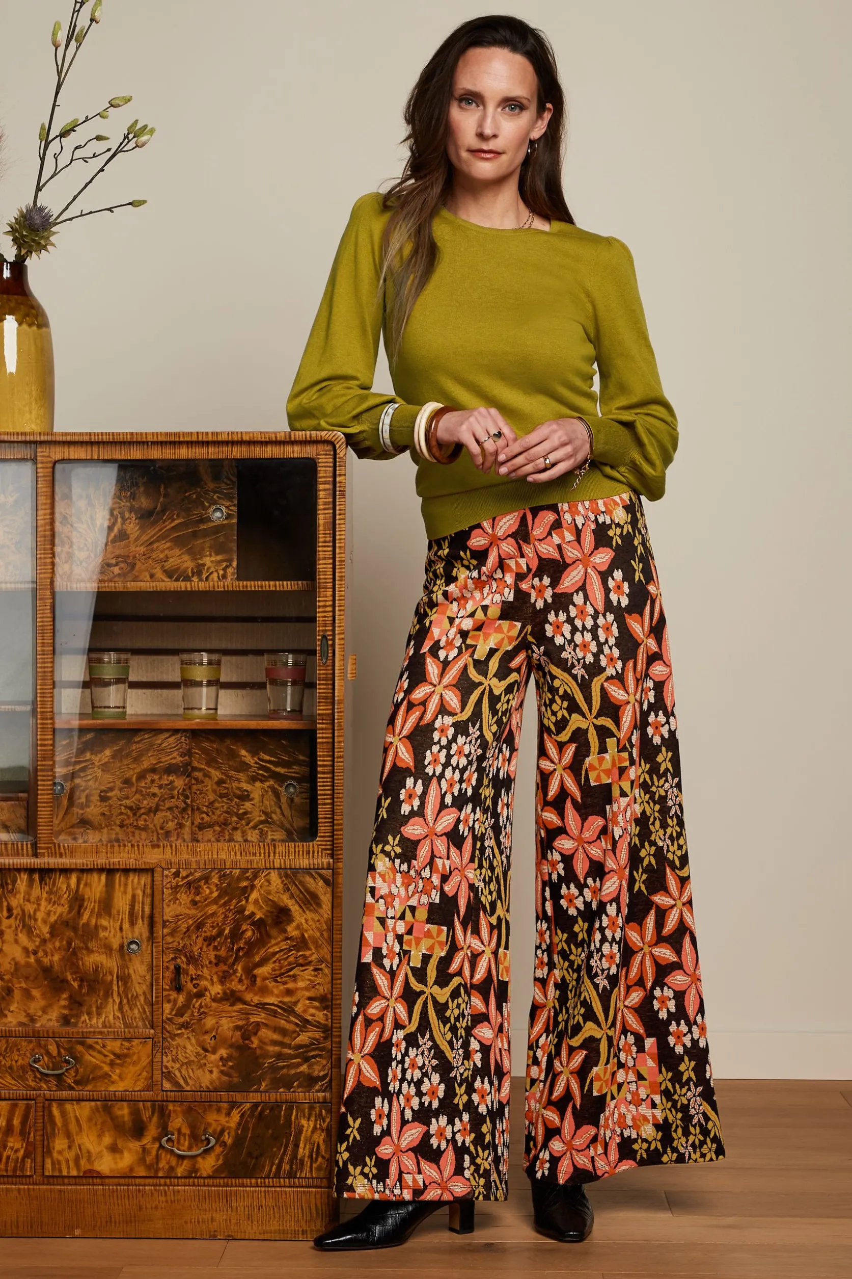 Border Palazzo Pants Morgane*King Louie Discount