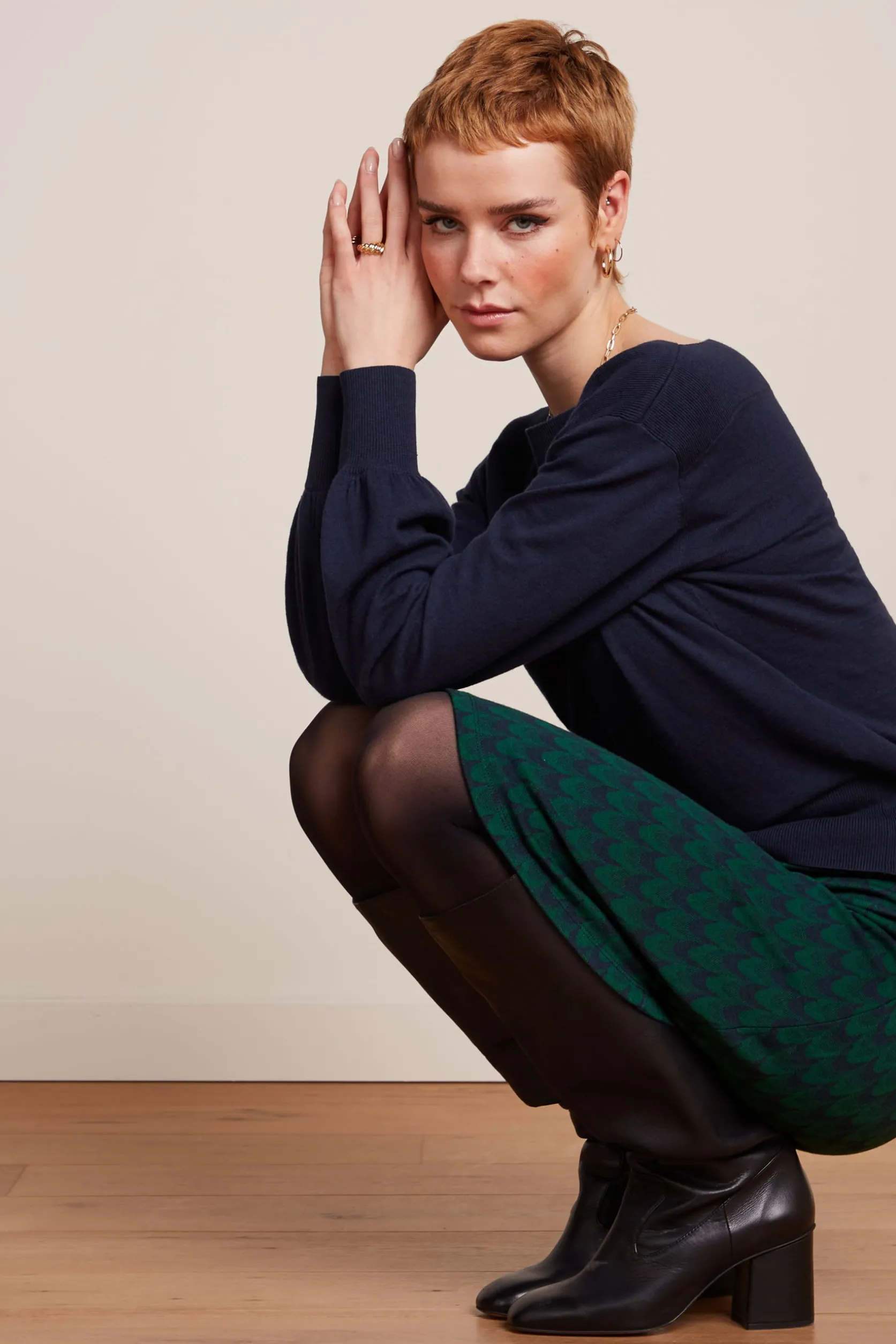 Border Skirt Duffy Jacquard*King Louie Clearance