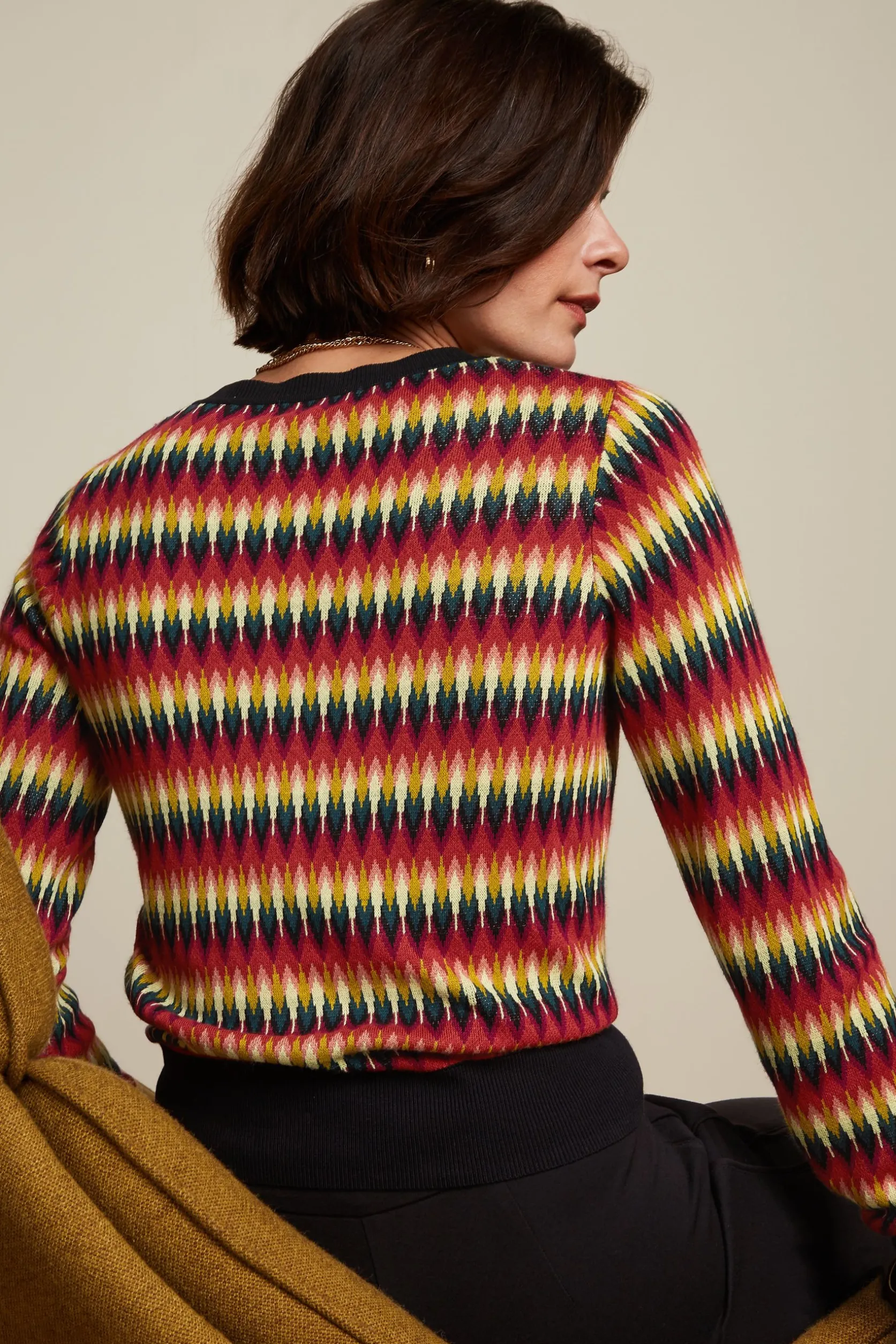 Cardi Roundneck Celina*King Louie Cheap