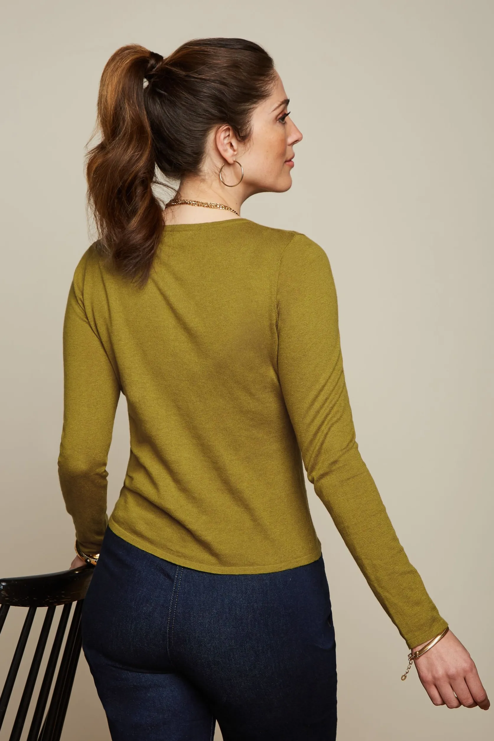 Cardi Roundneck Cocoon*King Louie Cheap