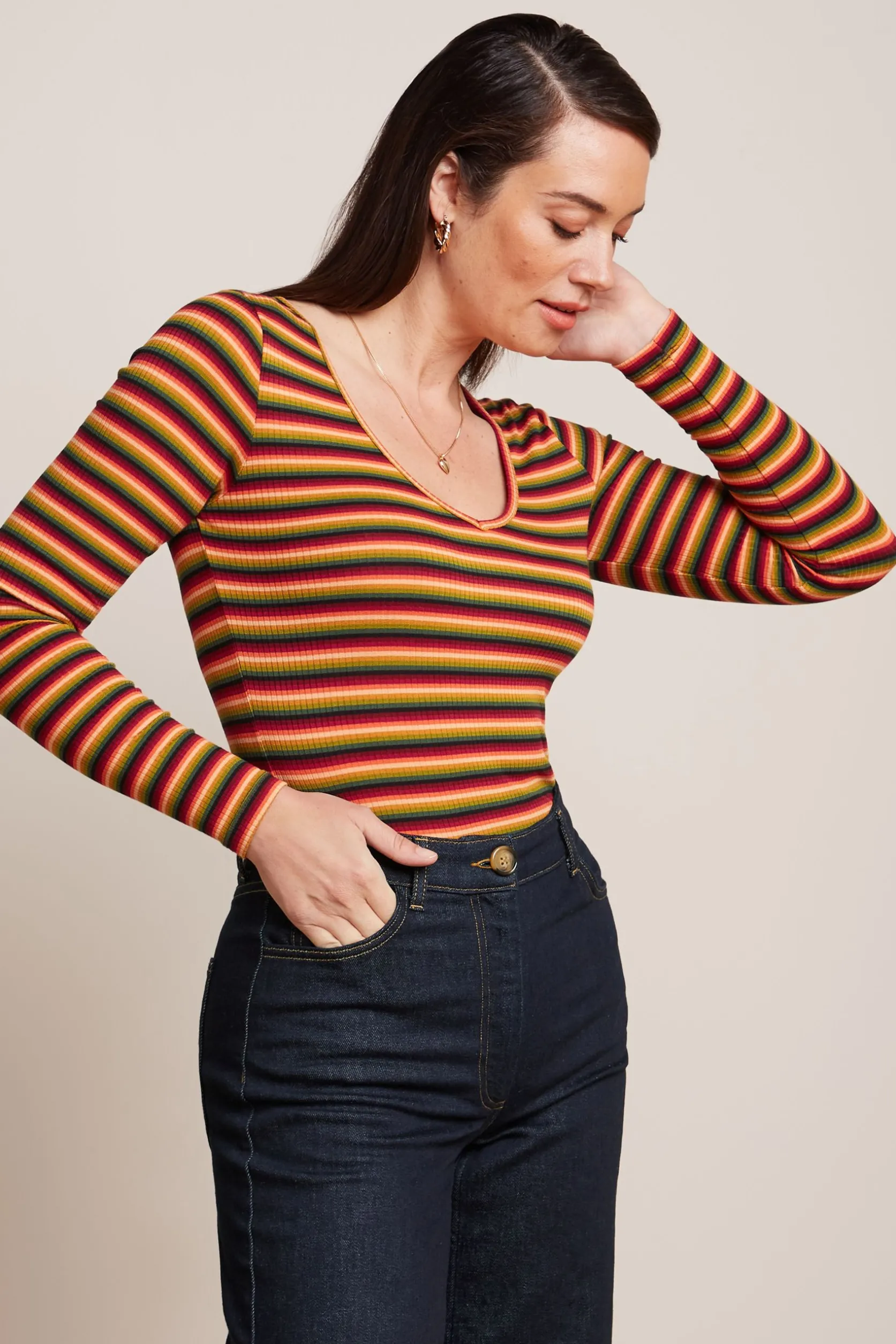 Carice V Top Mimmi Stripe*King Louie Best