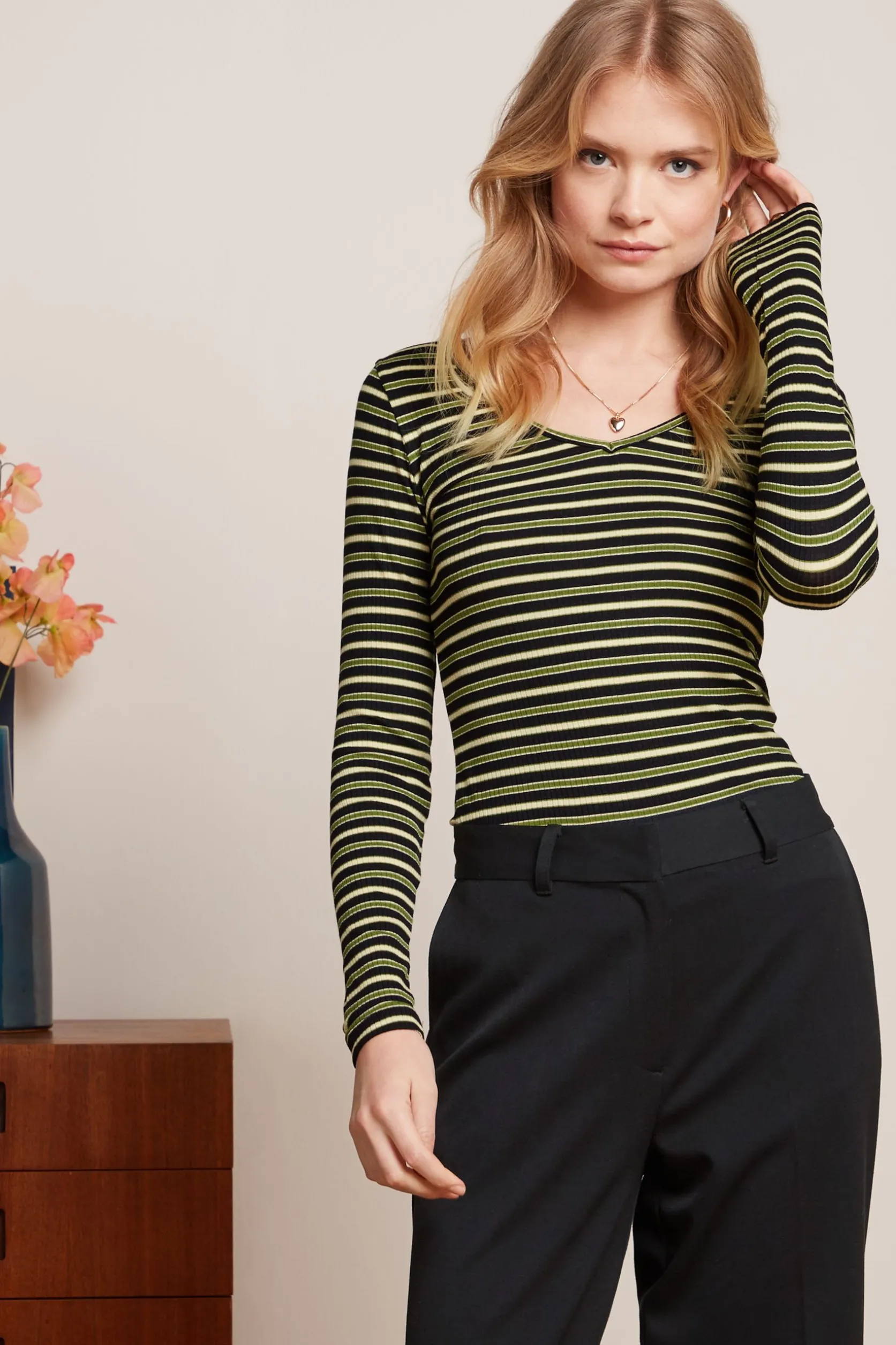 Carice V Top Pimm Stripe*King Louie Clearance