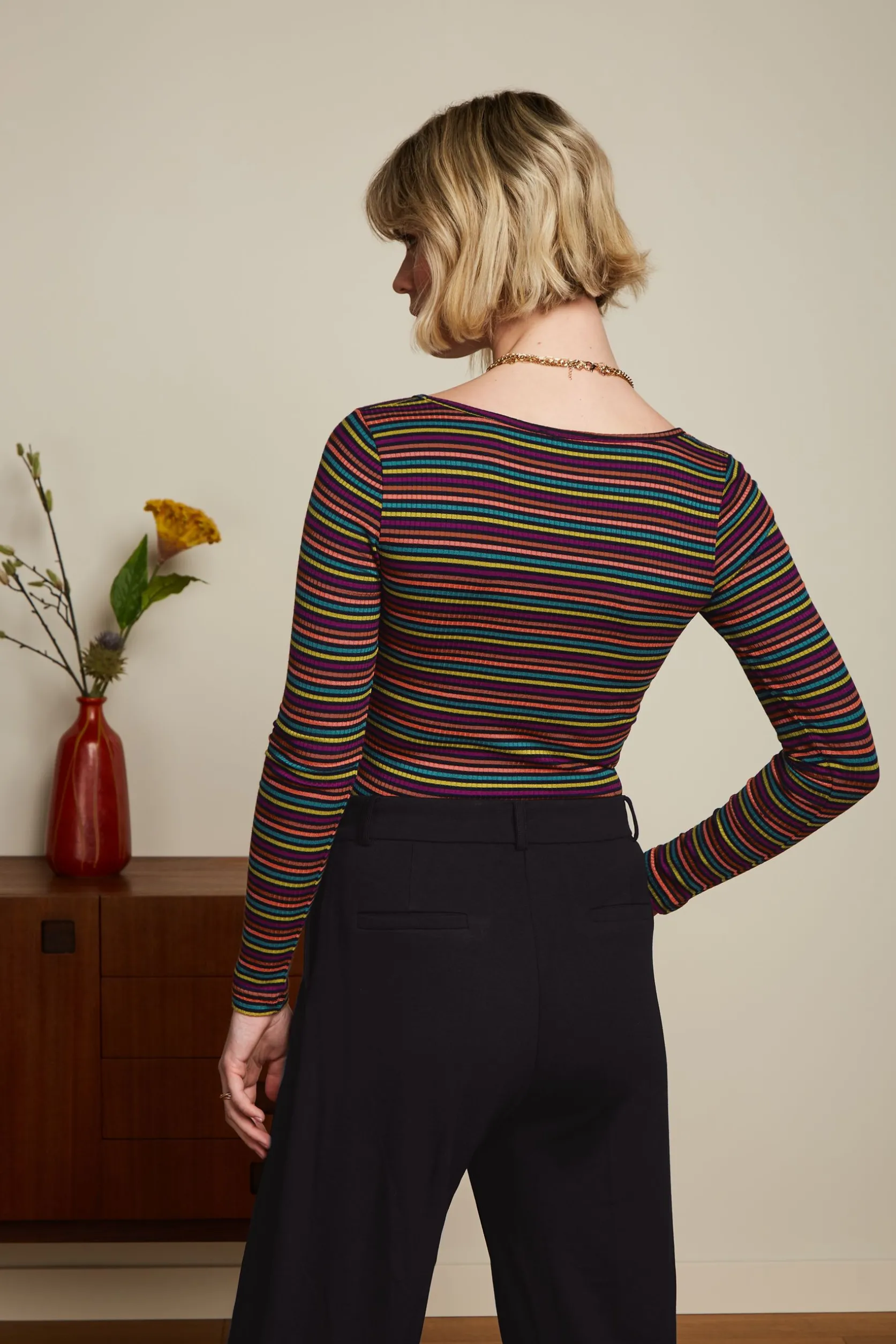 Carice V Top Rolla Stripe*King Louie Best