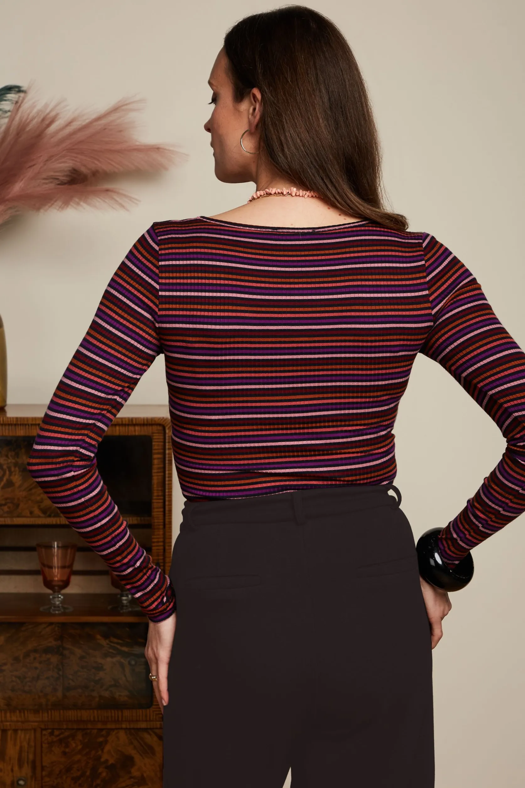 Carice V Top Rolla Stripe*King Louie Flash Sale