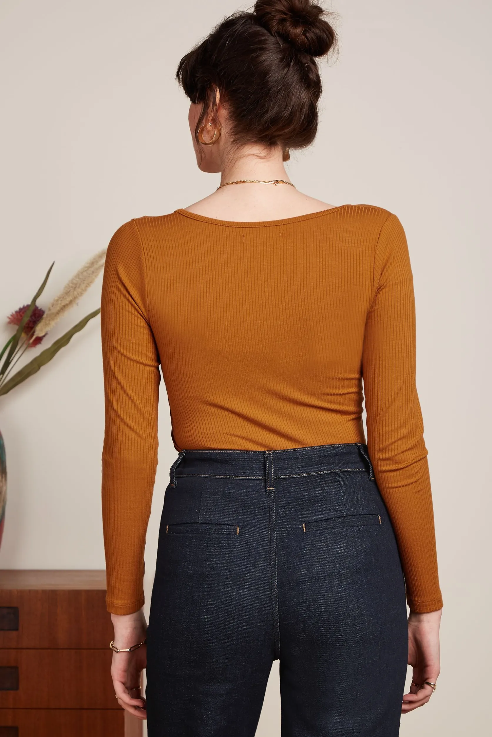 Carice V Top Uni Rib*King Louie Shop