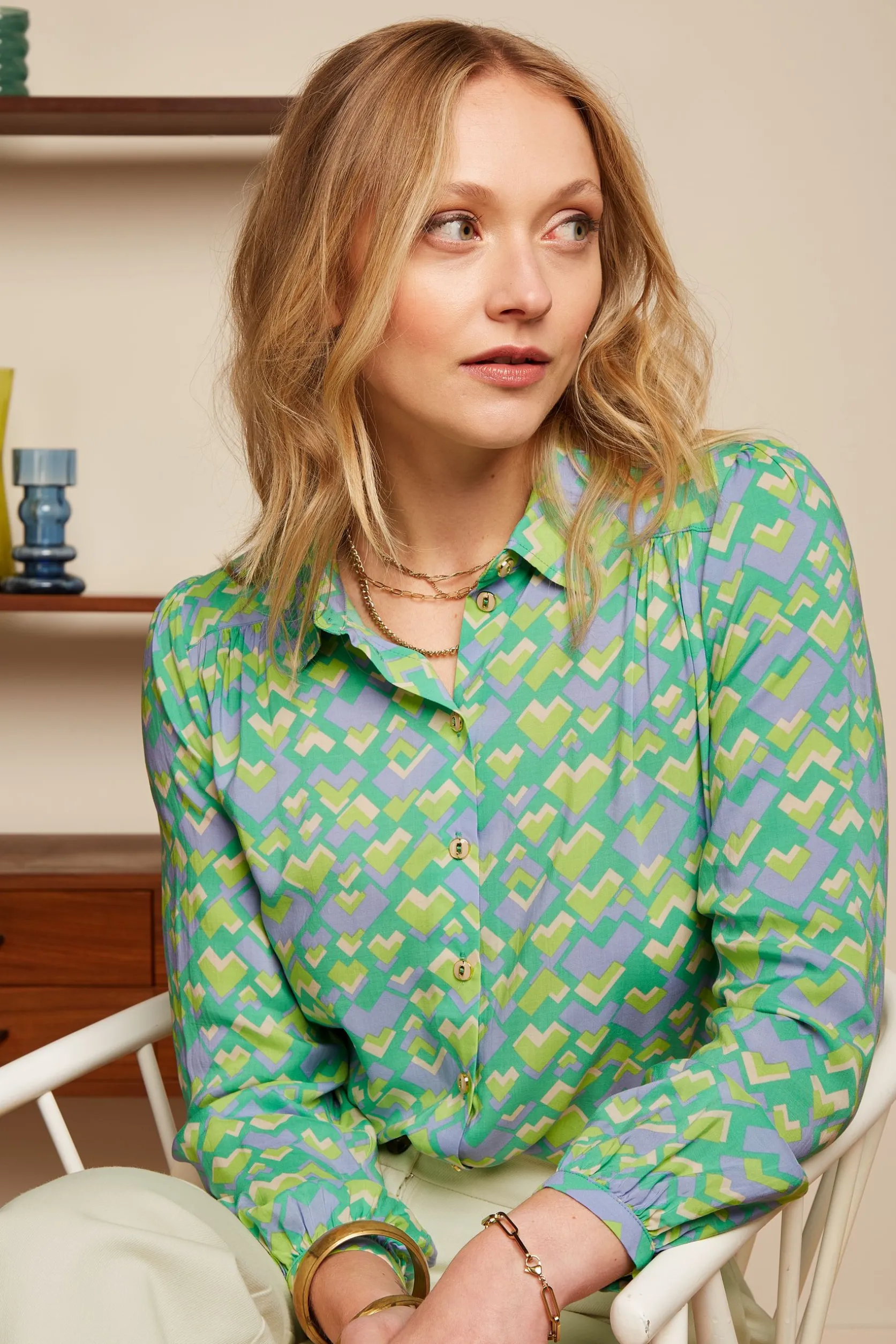 Carina Blouse Cocktail*King Louie New