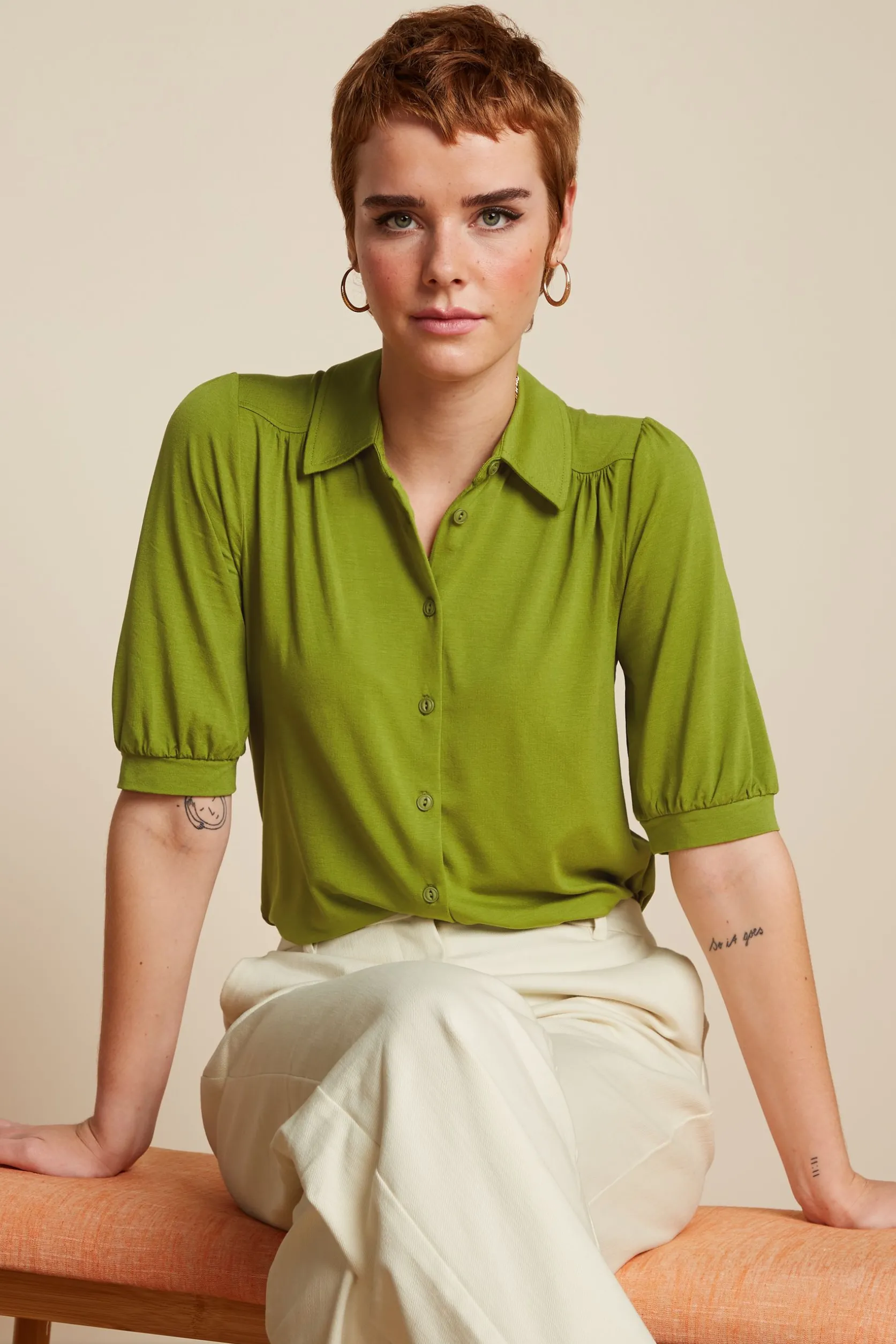 Carina Blouse Ecovero Light*King Louie Best