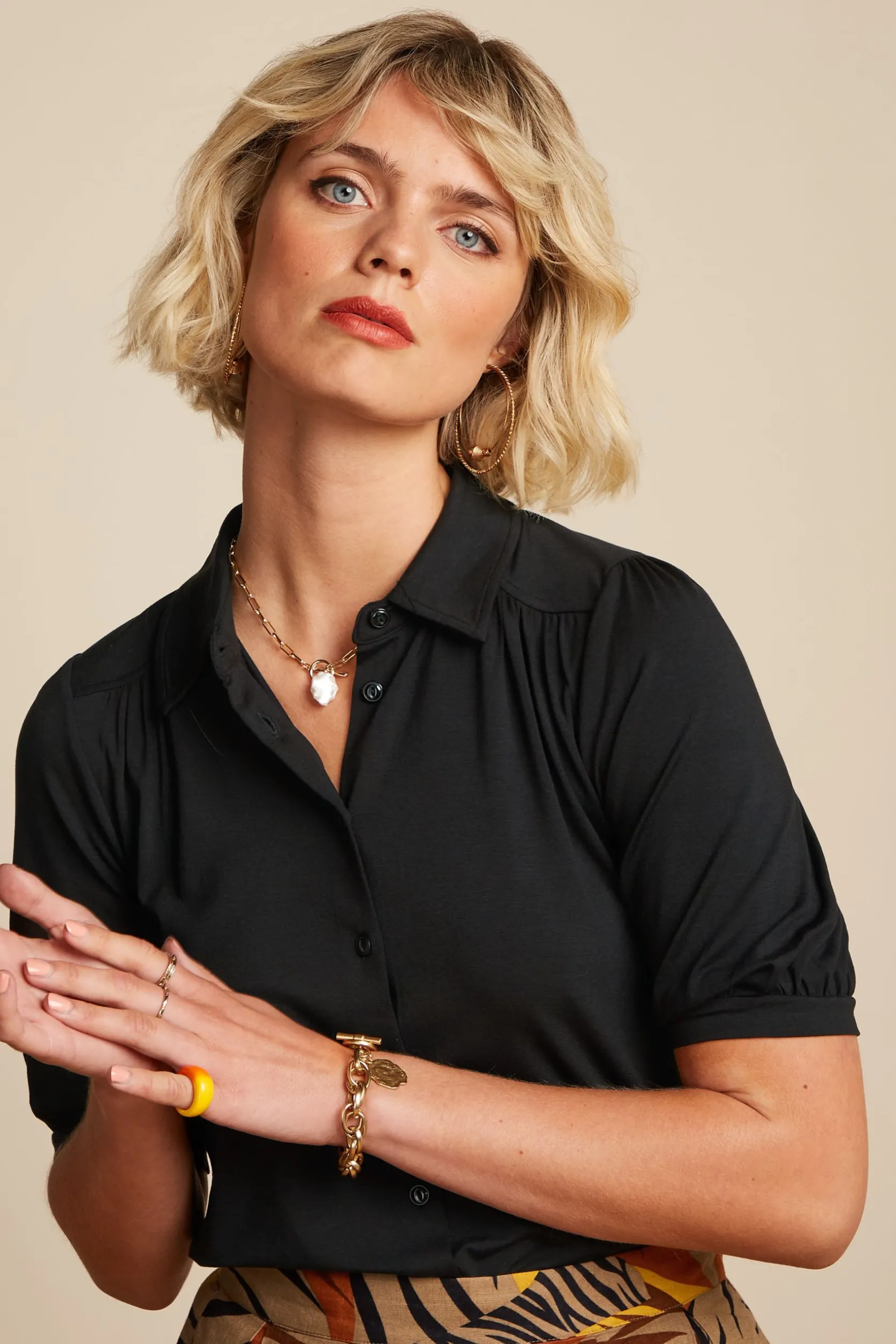 Carina Blouse Ecovero Light*King Louie Best Sale