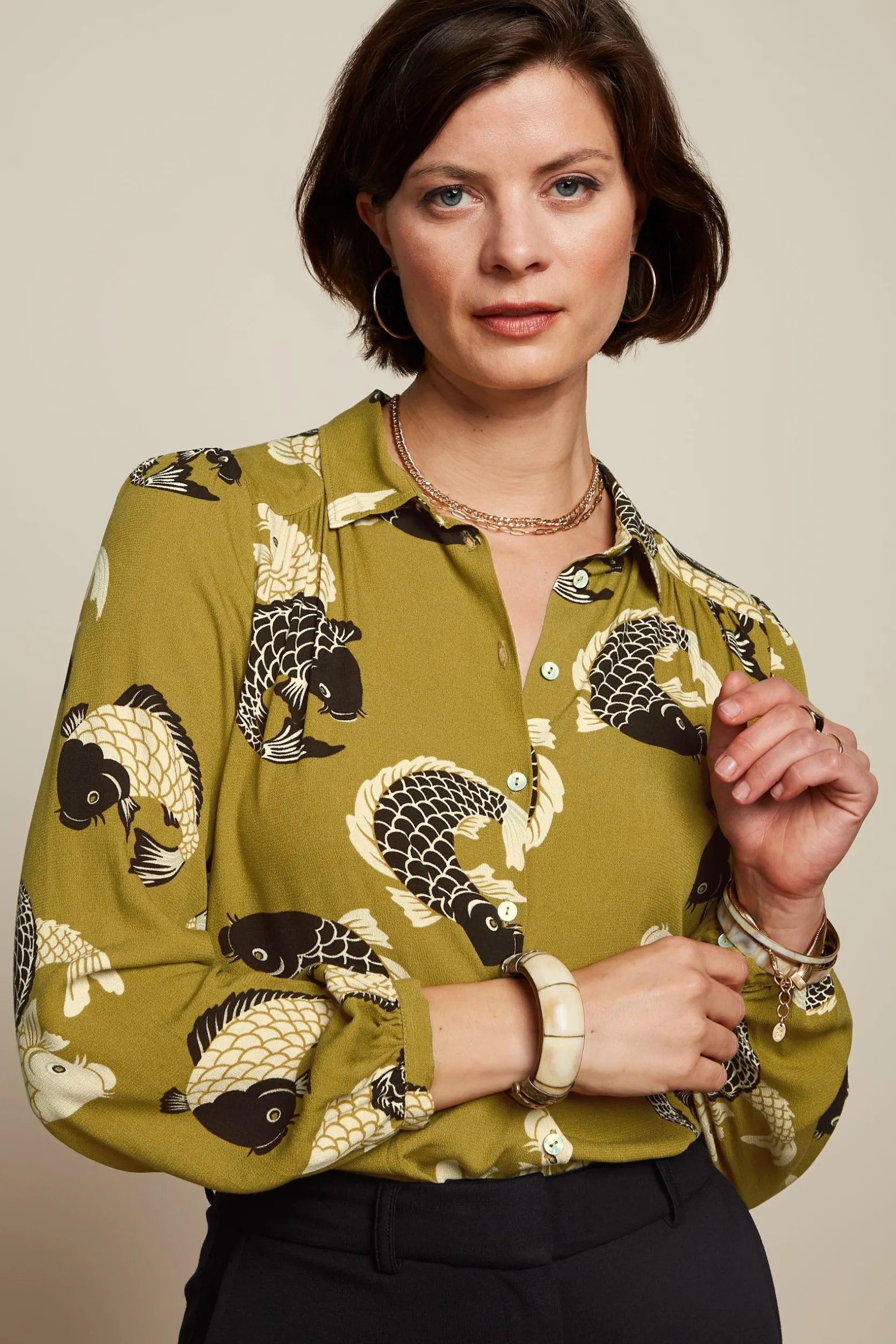 Carina Blouse Koi*King Louie Discount
