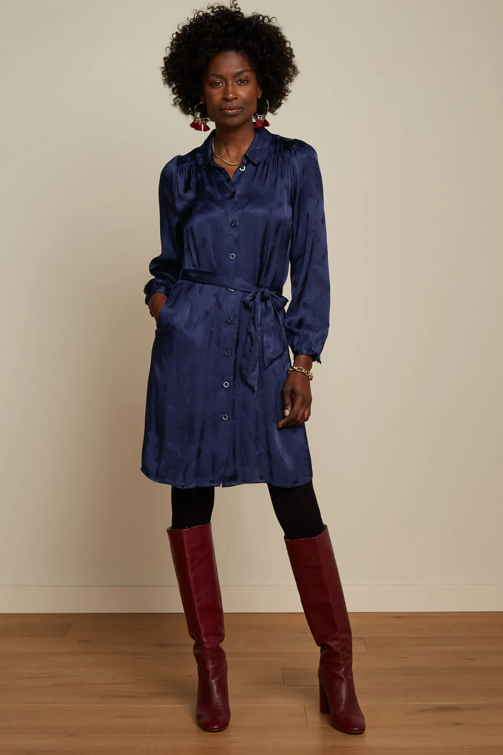 Carina Tunic Dress Rouge*King Louie Best Sale