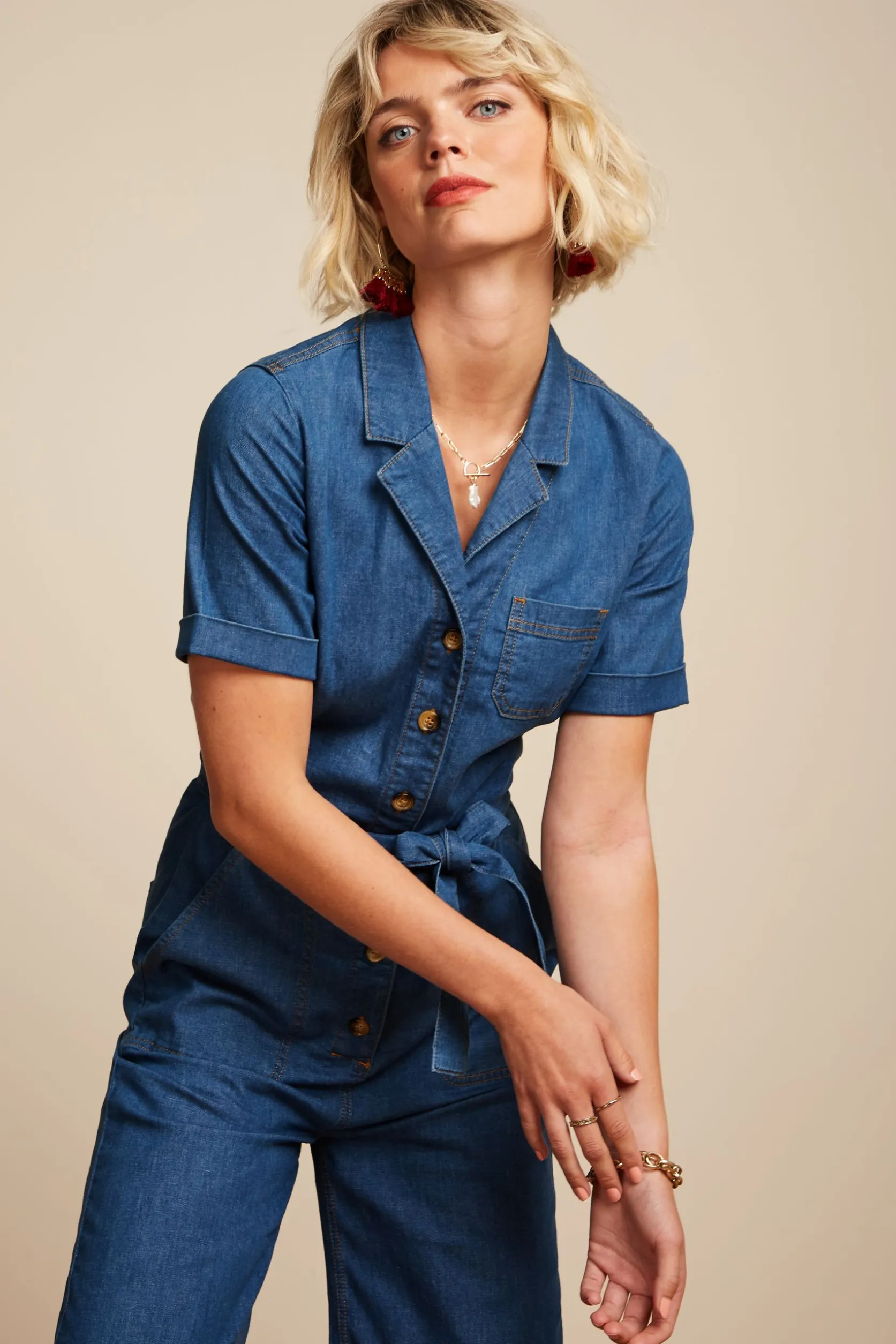 Gracie Jumpsuit Chambray*King Louie Sale