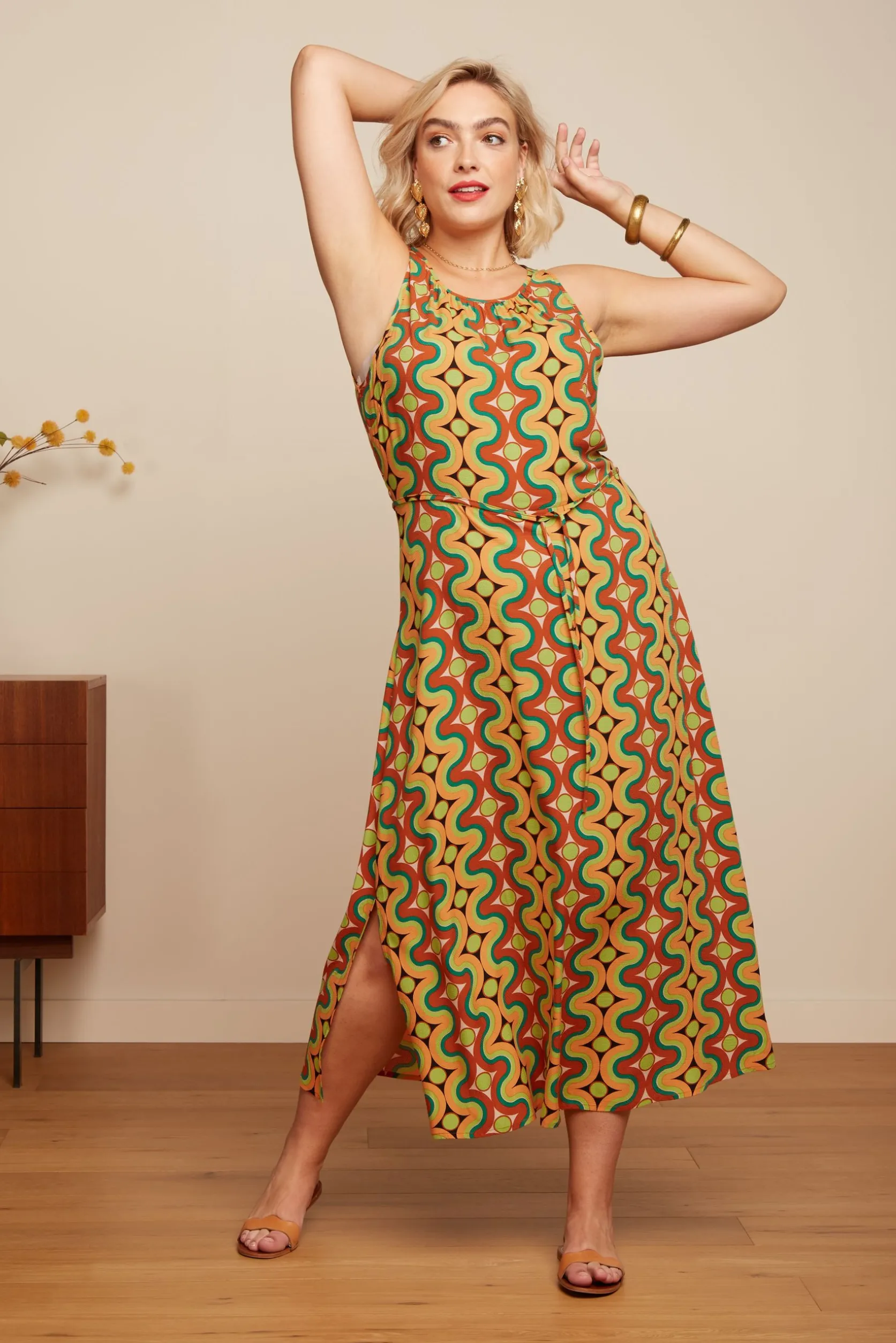 Hazel Midi Dress Kizko*King Louie Store
