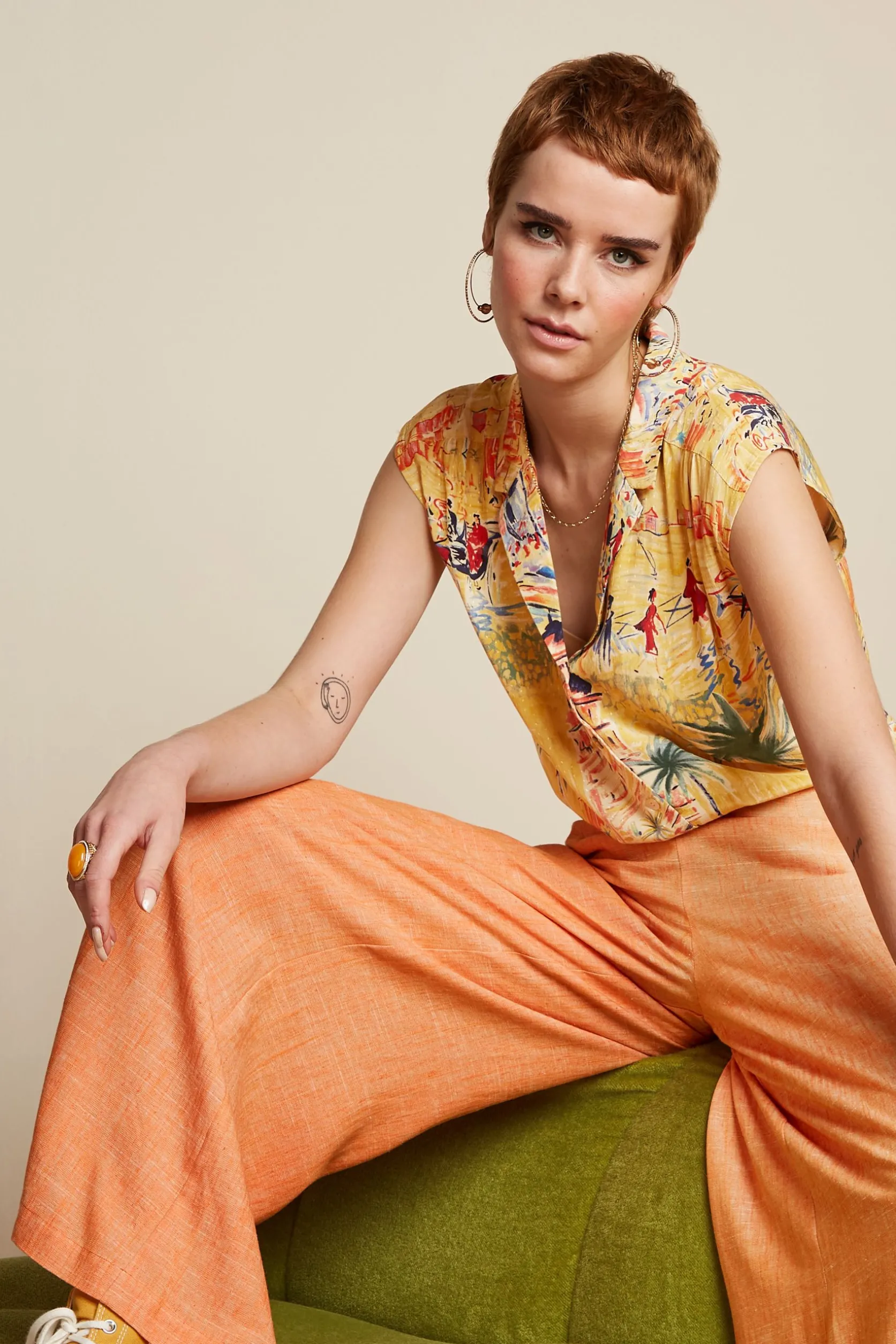 July Blouse Serafini*King Louie Outlet