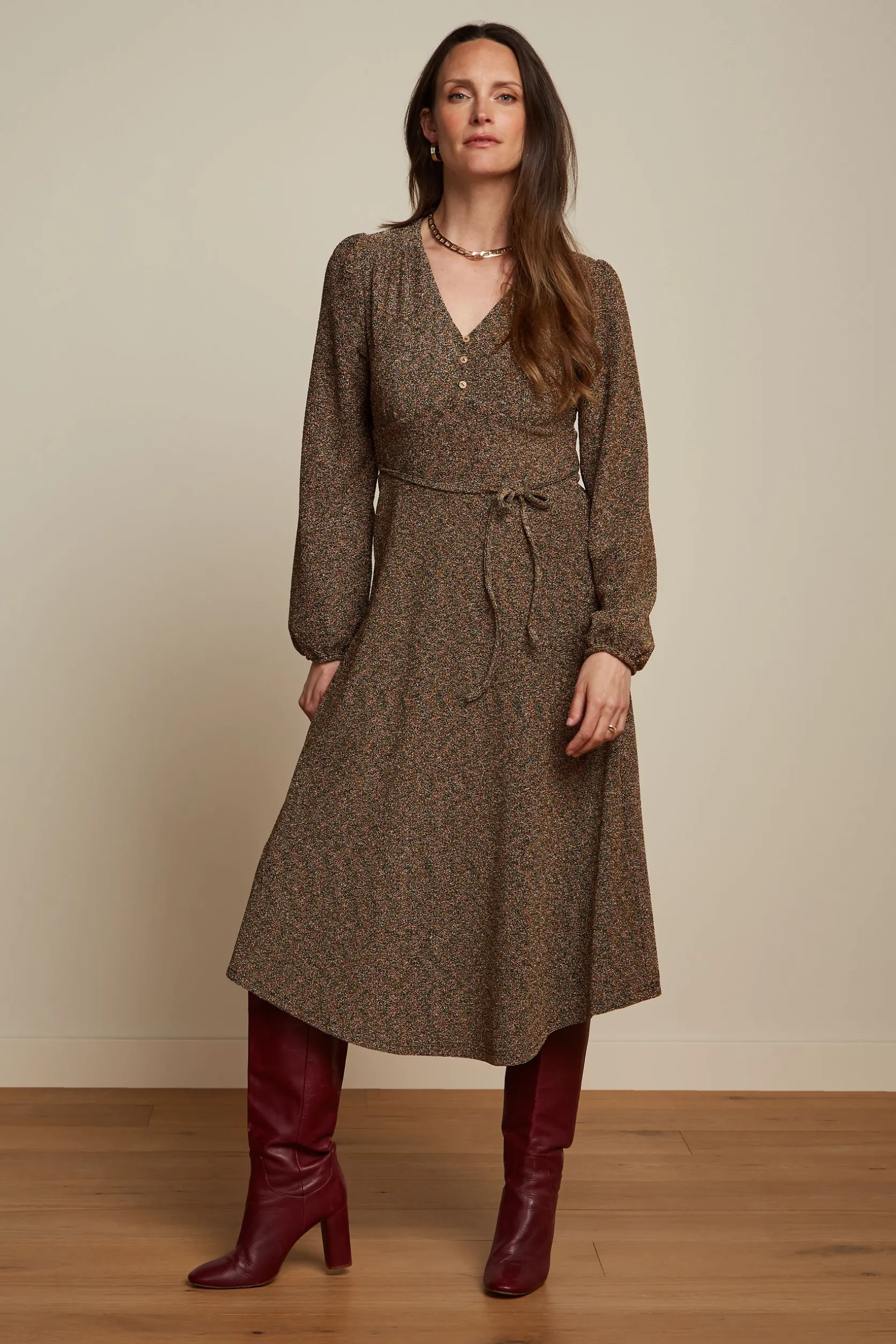 Lelia Dress Carousel Lurex*King Louie Discount