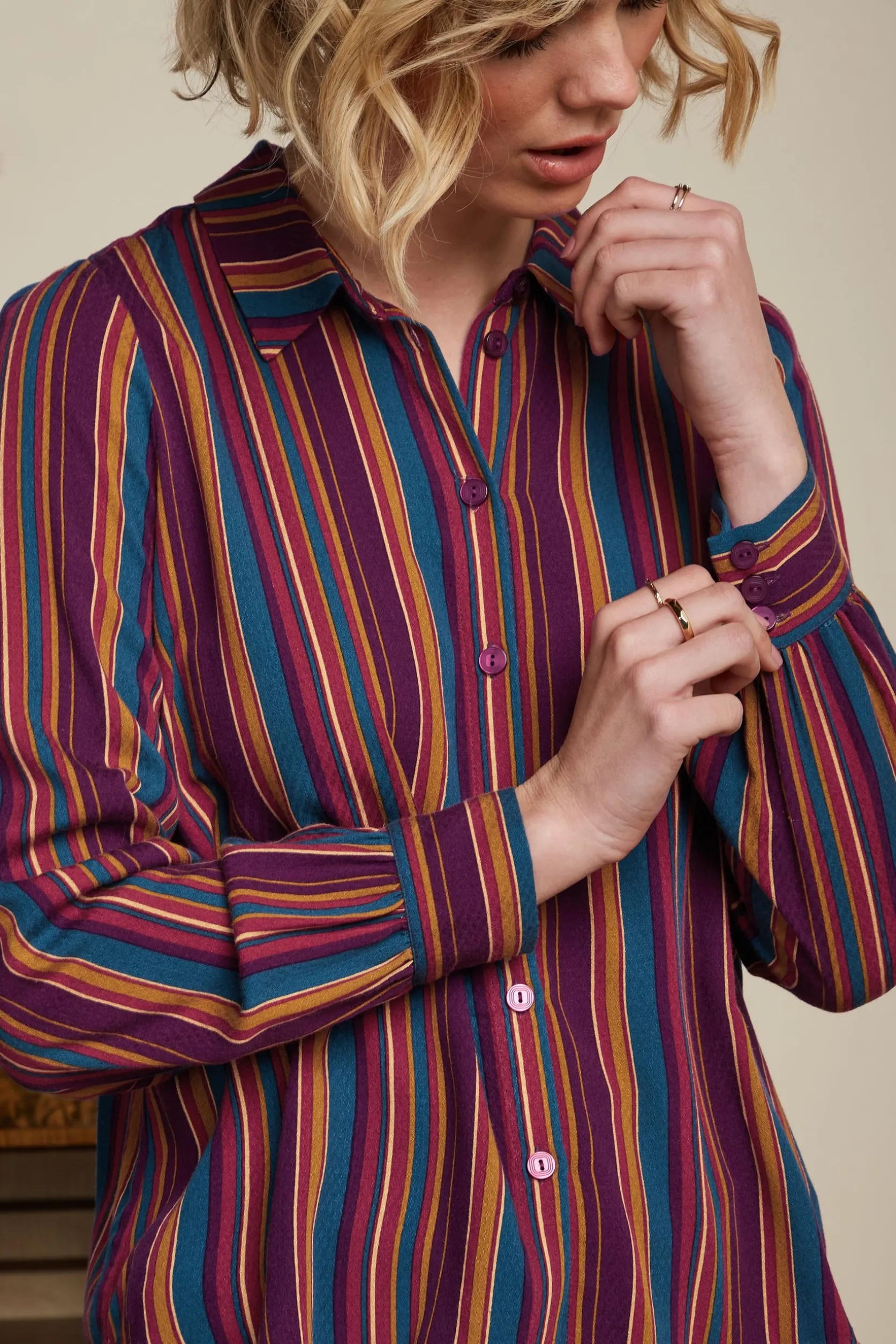 Maisie Blouse Marion Stripe*King Louie Best Sale