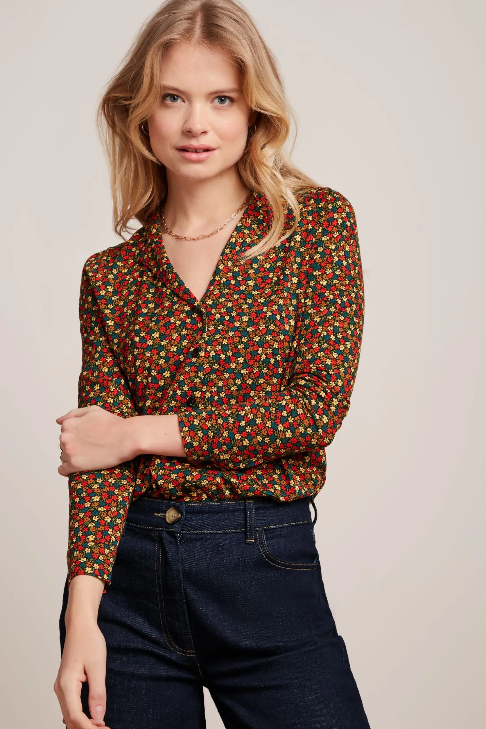 Patty Blouse Flaminga*King Louie Hot