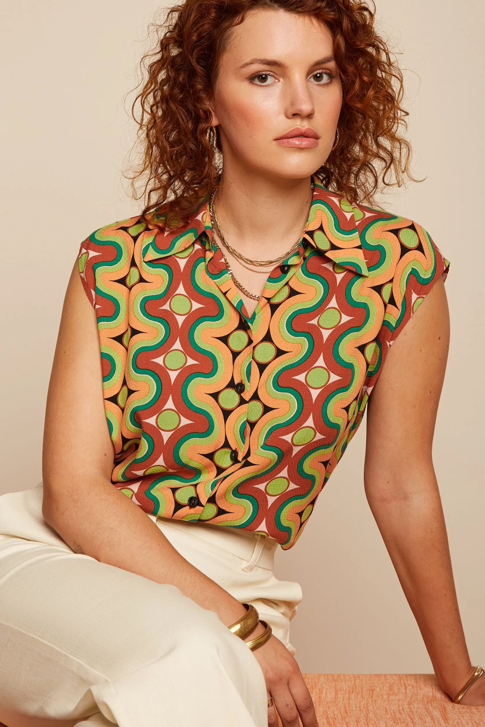 Remi Blouse Kizko*King Louie Outlet