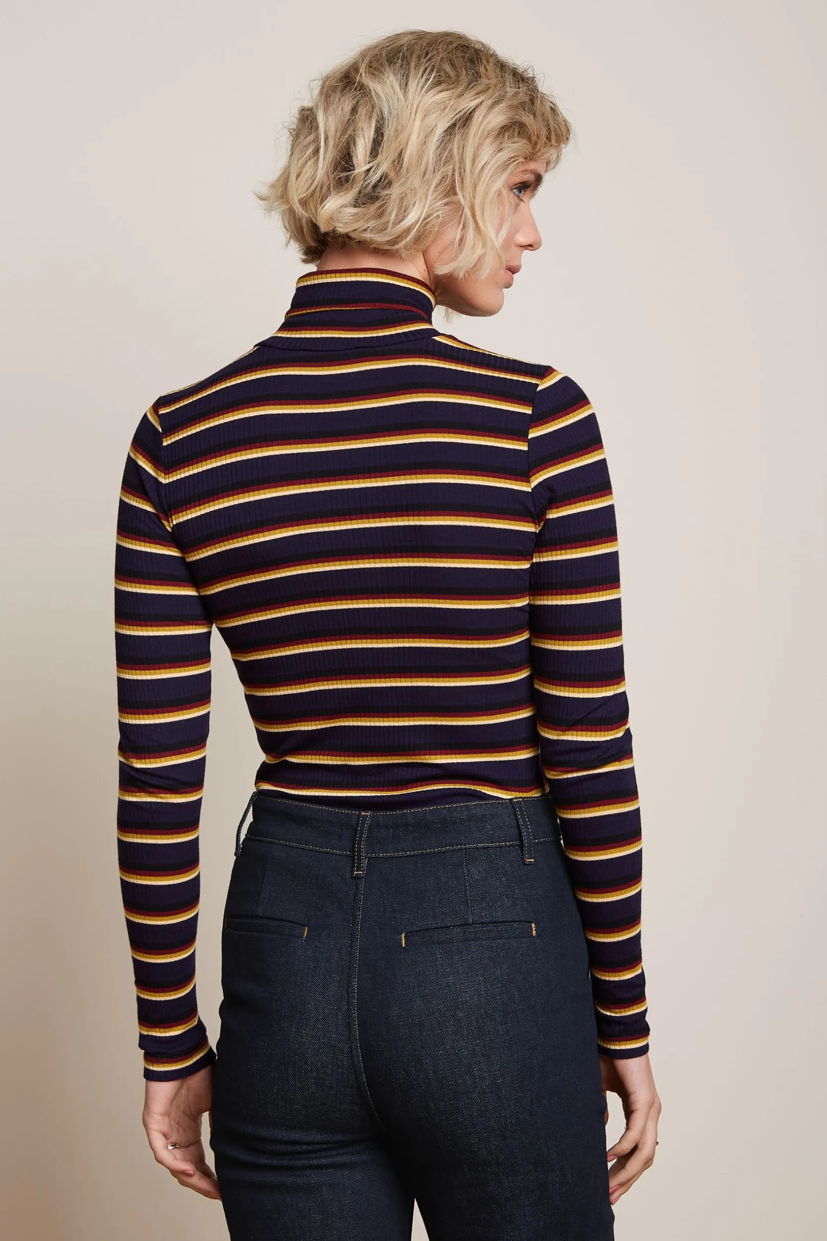 Rollneck Top Century Stripe*King Louie Sale