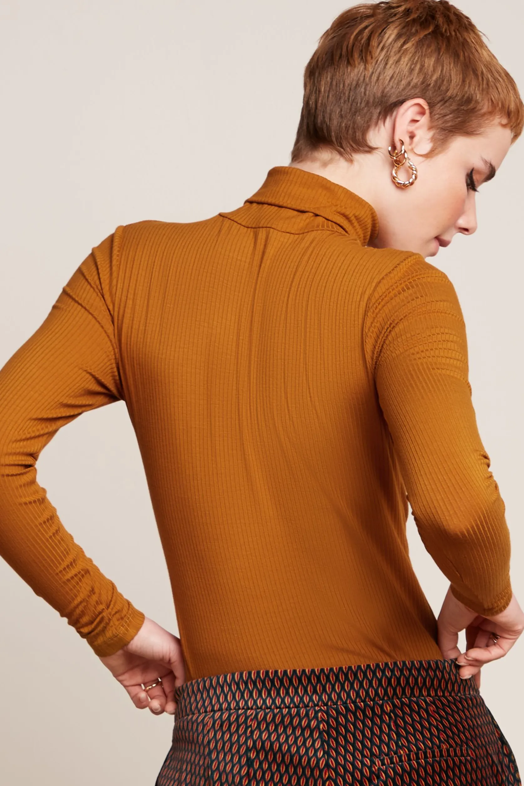 Rollneck Top Uni Rib*King Louie Outlet