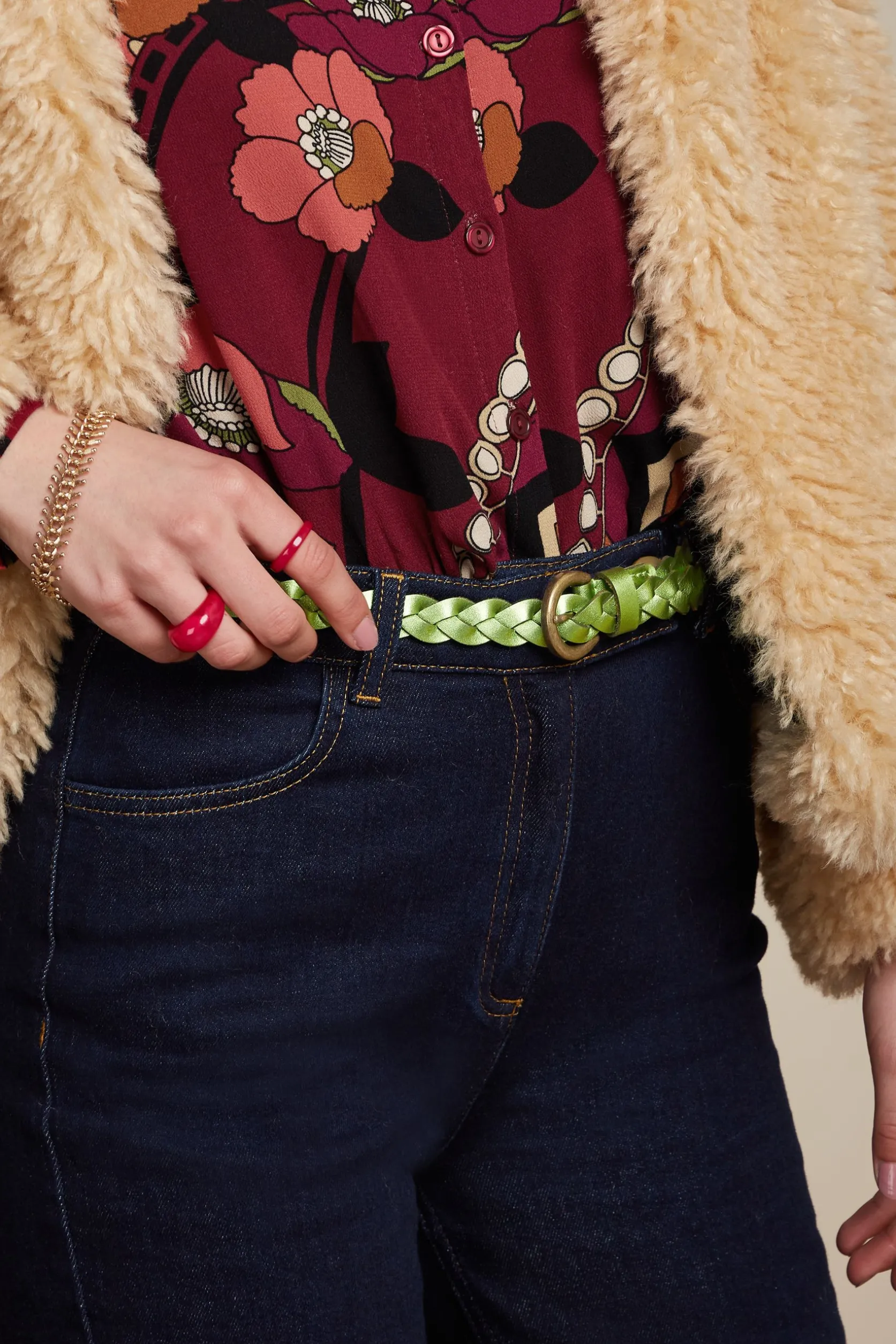Shiny Braided Belt*King Louie Cheap