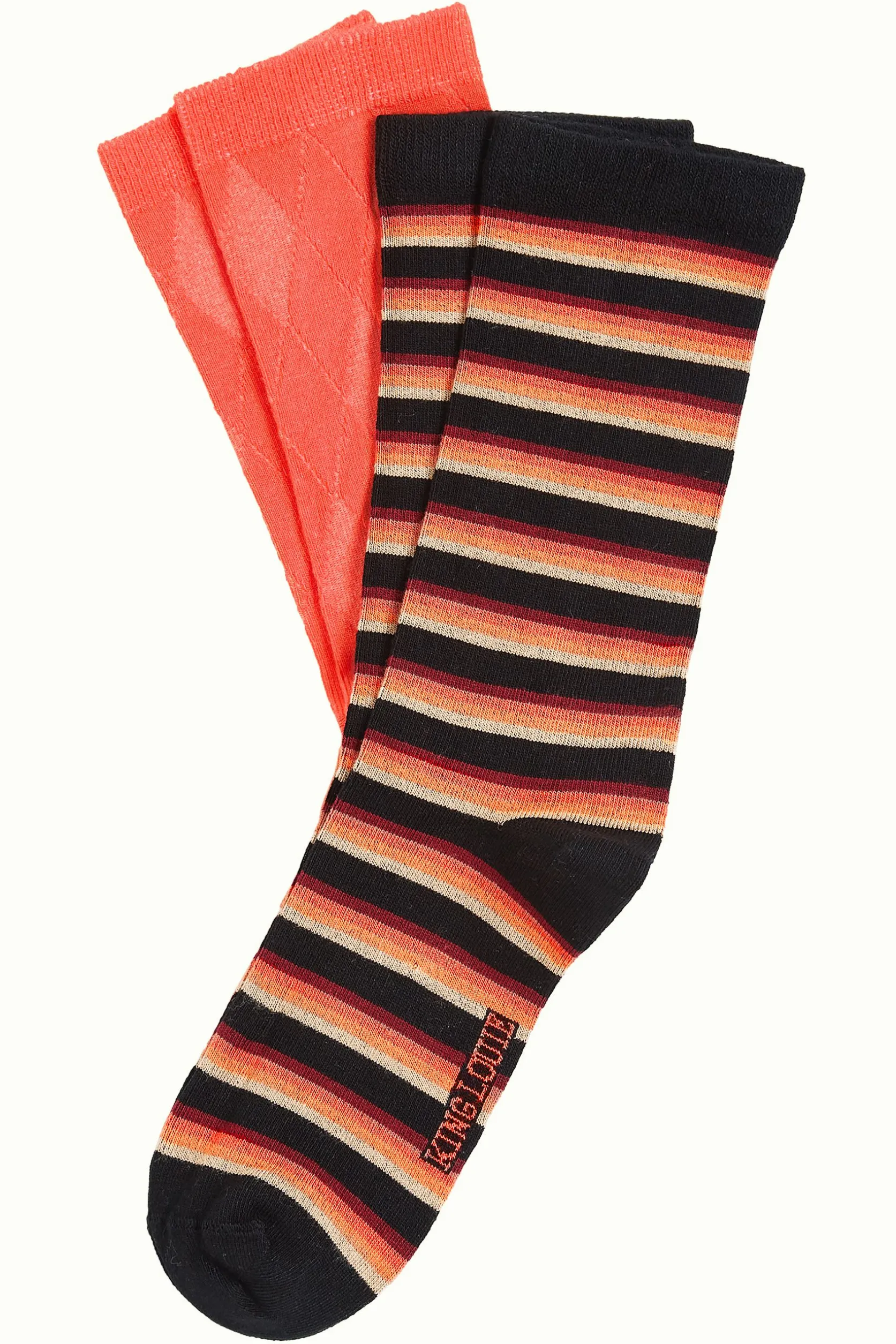 Socks 2-Pack Century Stripe*King Louie Cheap