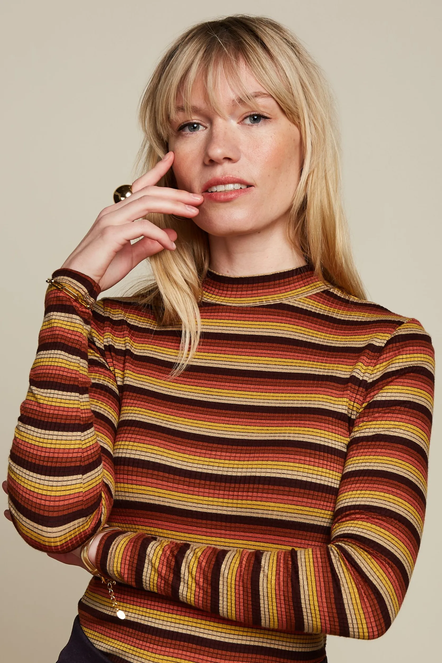Turtle Top Vanna Stripe*King Louie Cheap