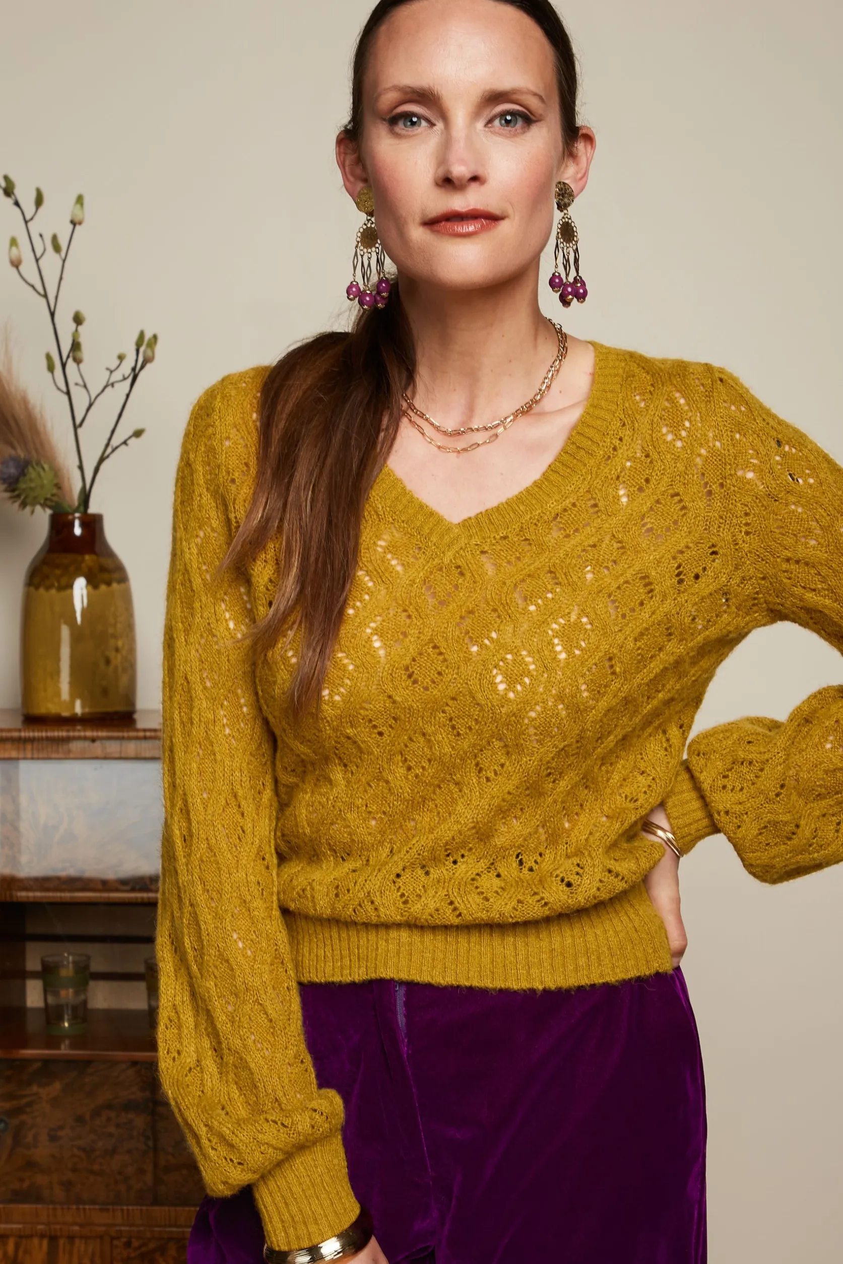 V Neck Borgo*King Louie Store